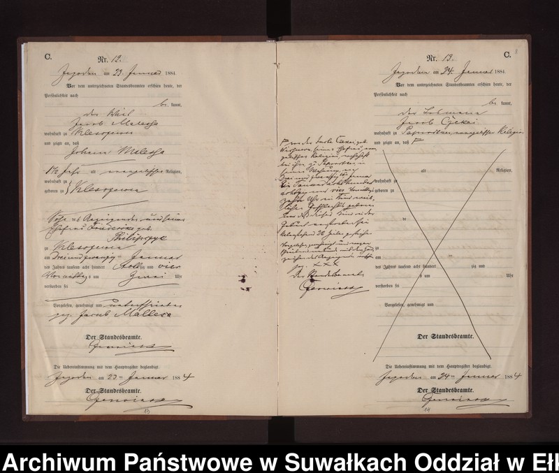 image.from.unit.number "Sterbe-Neben-Register des Preussischen Standes-Amtes Rydzewen Kreis Loetzen"