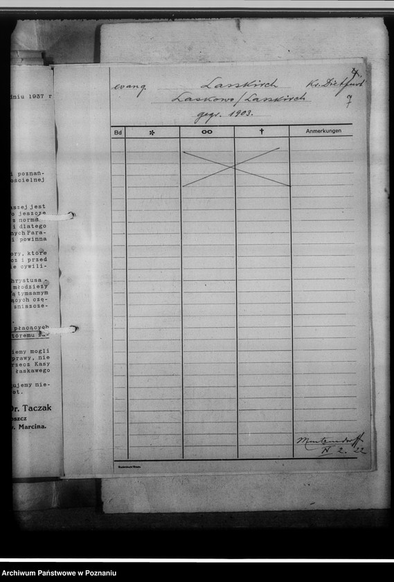 image.from.unit.number "Kreissippenamt Dietfurt [Żnin, wykazy ksiąg ewangelickich i katolickich]"