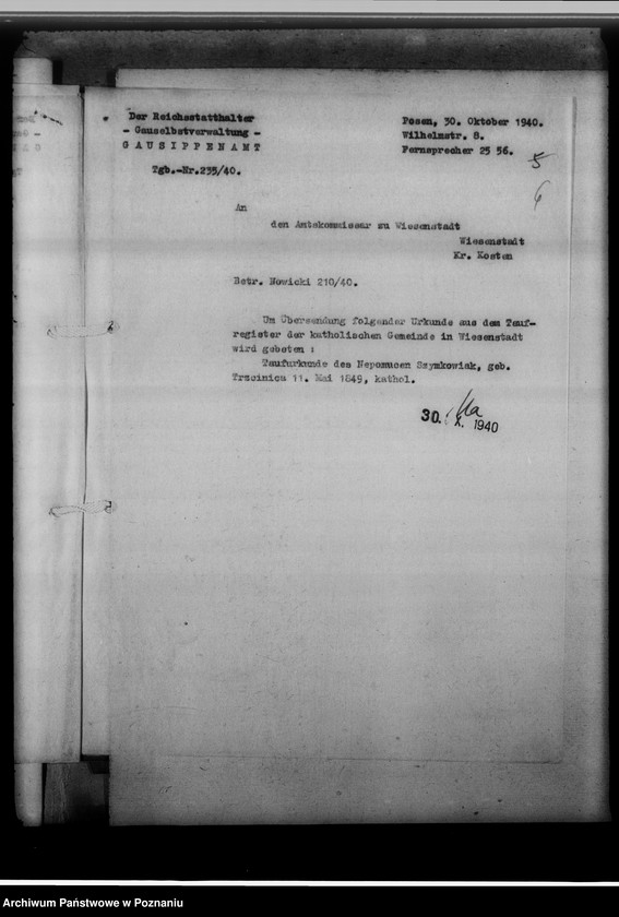 image.from.unit.number "Ahnennachweis Johann Nowicki, Wanne - Eickel [Westfalia]"