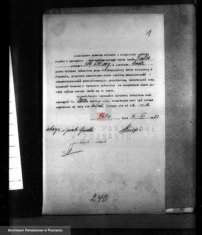 Obraz 5 z jednostki "Zarząd majętności /leśnej/ Tulce"