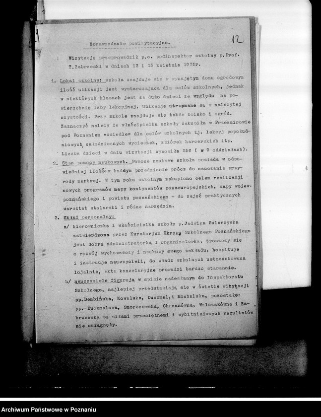 Obraz 15 z jednostki "Prywatna Szkoła Powszechna Sulerzyskiej w Poznaniu"