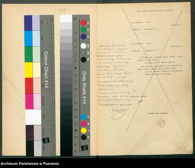 Obraz 3 z jednostki "Księga miejscowa małżeństw tom II [Rejestr główny małżeństw]"