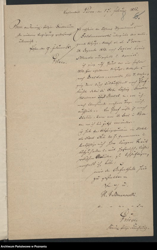 Obraz 12 z jednostki "A. betr. Redakteur Hieronimus Feldmanowski"