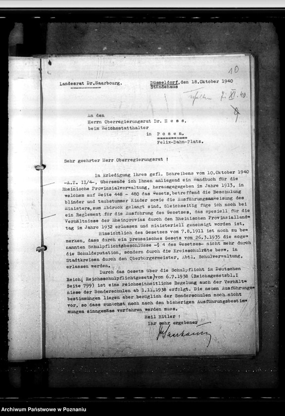 Obraz 14 z jednostki "Beschulung von Kindern in Erziehungsanstalten. Beschulung blinder und taubstummer Kinder."