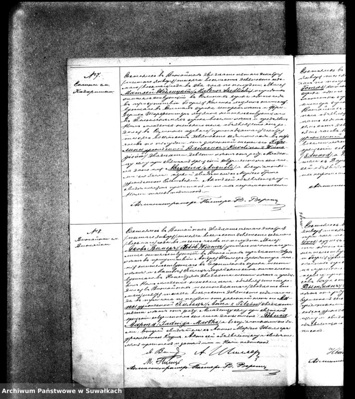 image.from.unit.number "[Księga akt urodzeń, małżeństw i zgonów wyznania ewangelicko-augsburskiego zboru w Wiżajnach]"