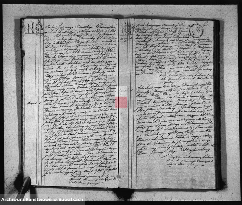 image.from.unit.number "Akta Zaślubionych od 1-o Mca Stycznia 1819. Gminy Berznickiey"