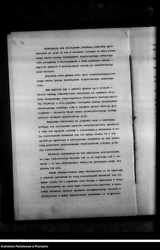 Obraz 8 z jednostki "List hipoteczny na rzecz Zjednoczenia Zawodowego Polskiego"