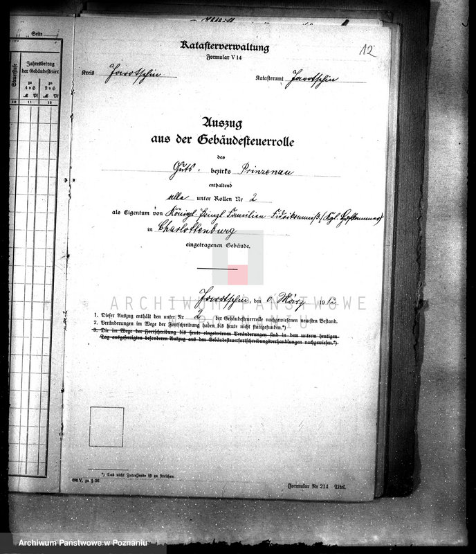 Obraz 16 z jednostki "Dobra Miniszew - sprawy katastralne"