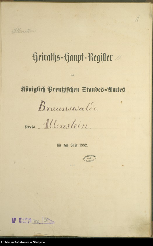 image.from.unit.number "Heiraths-Haupt-Register Nr 1 - 12"