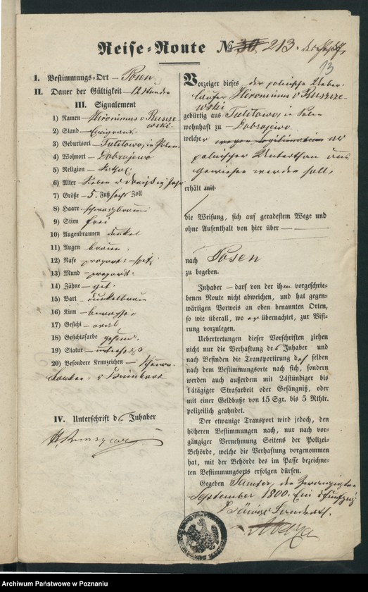 Obraz 19 z jednostki "A. betr. Hieronimus von Ruszczewski alias Zakrzewski"