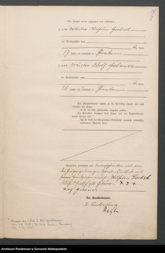 Obraz 10 z jednostki "Heirats - Haupt - Register"