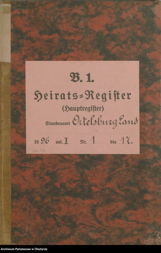 image.from.unit.number "Heiraths-Haupt-Register Nr 1 - 17"