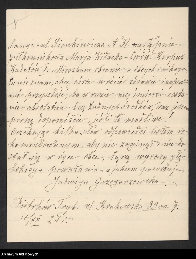 image.from.unit.number "Grzechowska Bronisława - Guliński Ignacy; L.8-22, Grzymała-Siedlecki Adam; 1 fotografia"