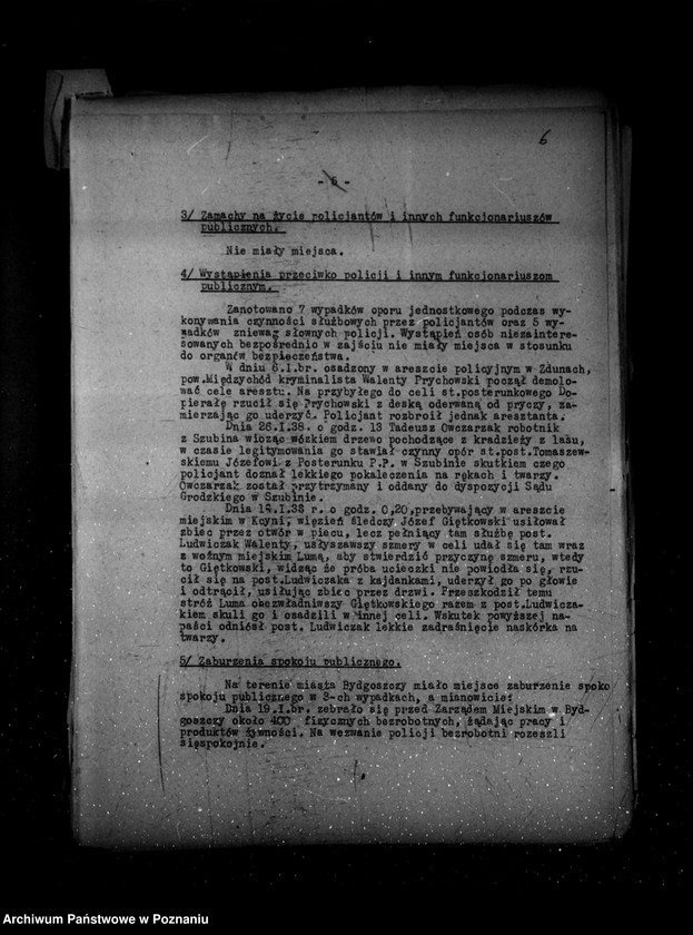 Obraz 10 z jednostki "Sprawozdania ze stanu bezpieczeństwa za miesiąc styczeń-luty-marzec 1938 r."
