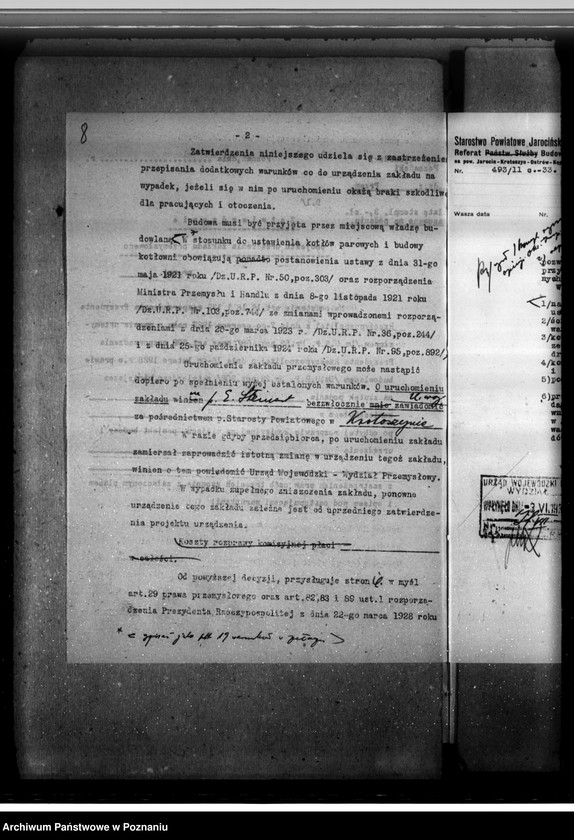 image.from.unit.number "Zatwierdzenie budowy tartaku Emmy Steinert w Koźminie pow. krotoszyński"
