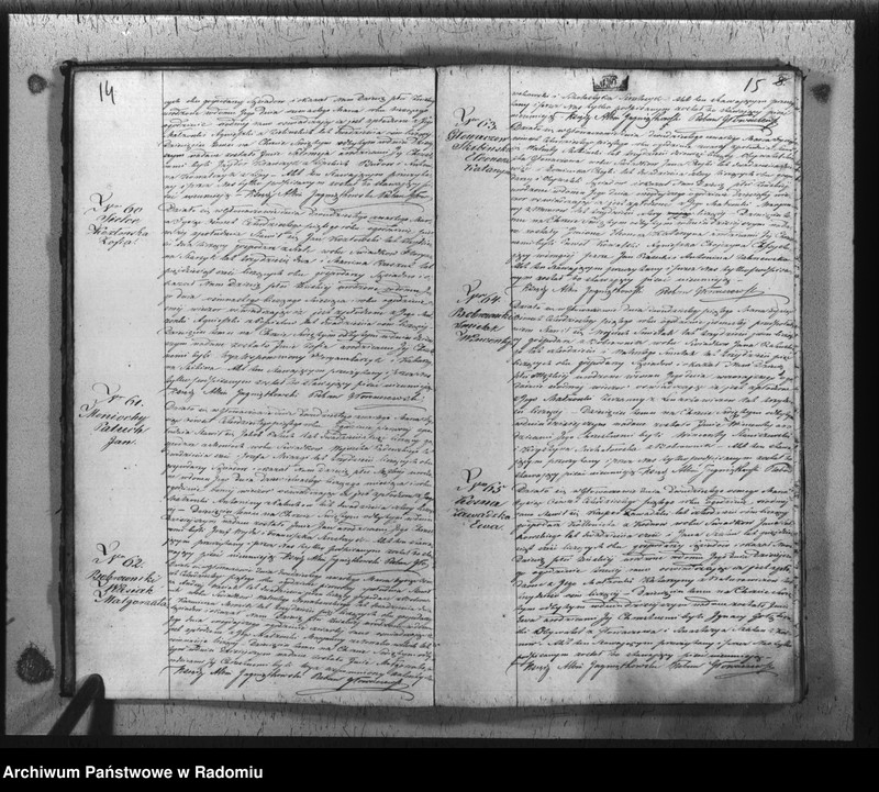 image.from.unit.number "Duplikat urodzonych, zaślubionych i zmarłych w parafii Głowaczew akta w sobie mieszczący za rok 1845"