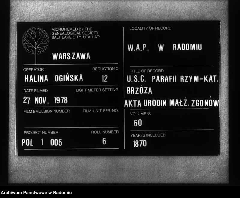 image.from.unit.number "Dublikat aktov o roždenii, brakosočetanii i smerti prihoda Bžuza v 1870 g."