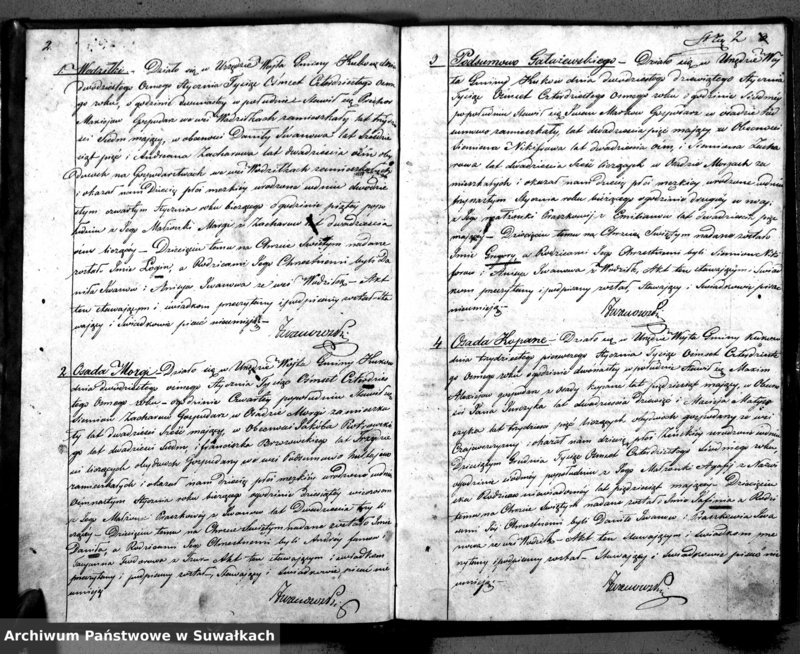 Obraz z jednostki "Duplicat Akta Urzędnika Stanu Cywilnego Wyznania Filipońskiego Gminy Kuków Osób Urodzonych w Roku 1848"