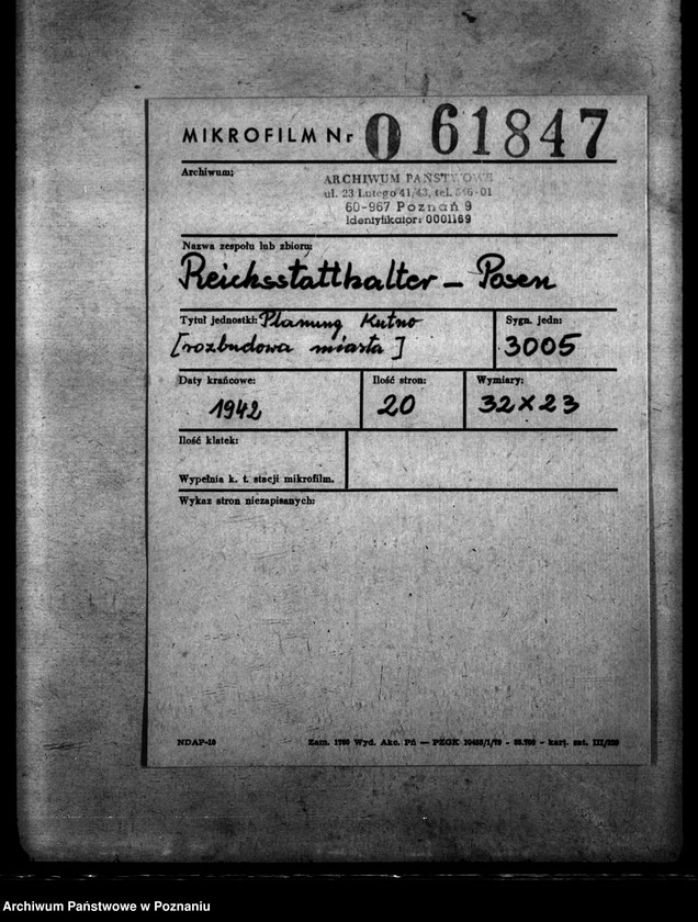 Obraz 2 z jednostki "Planung Kutno - rozbudowa miasta"