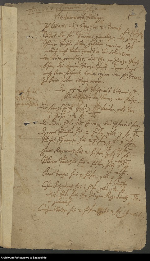 image.from.unit.number "Vizedominats-Hebungen darin Exekution in Kossin Kr. Pyritz."