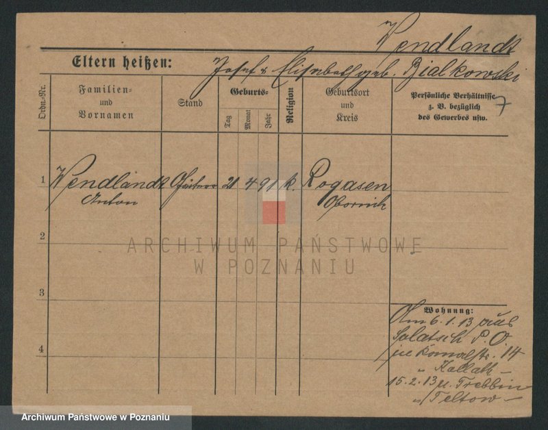 Obraz 17 z jednostki "Wendel - Wepold"