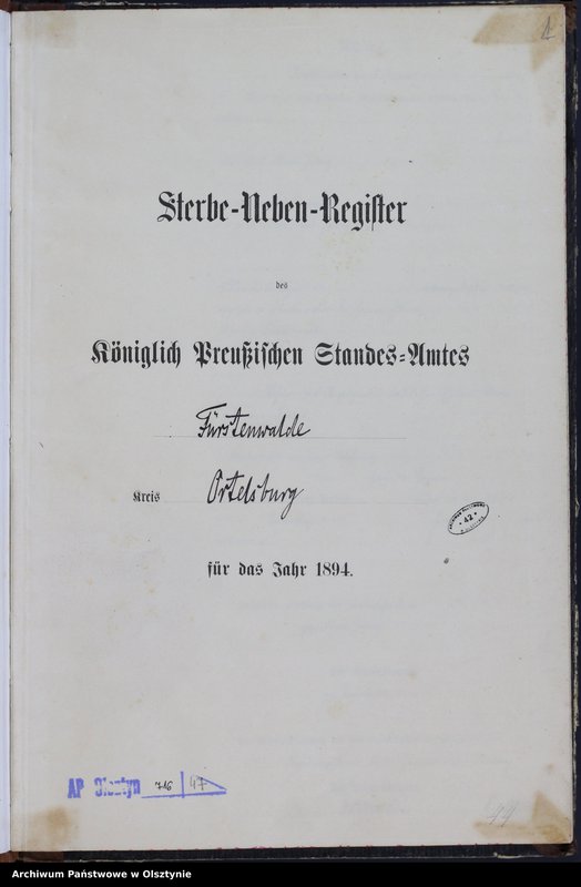 image.from.unit.number "Sterbe-Neben-Register Nr 1 - 125"