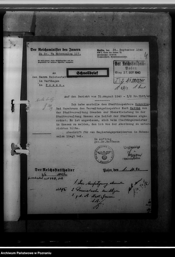 Obraz 8 z jednostki "Schrolle, Ernst; Matthä, Kurt - urzędnicy"