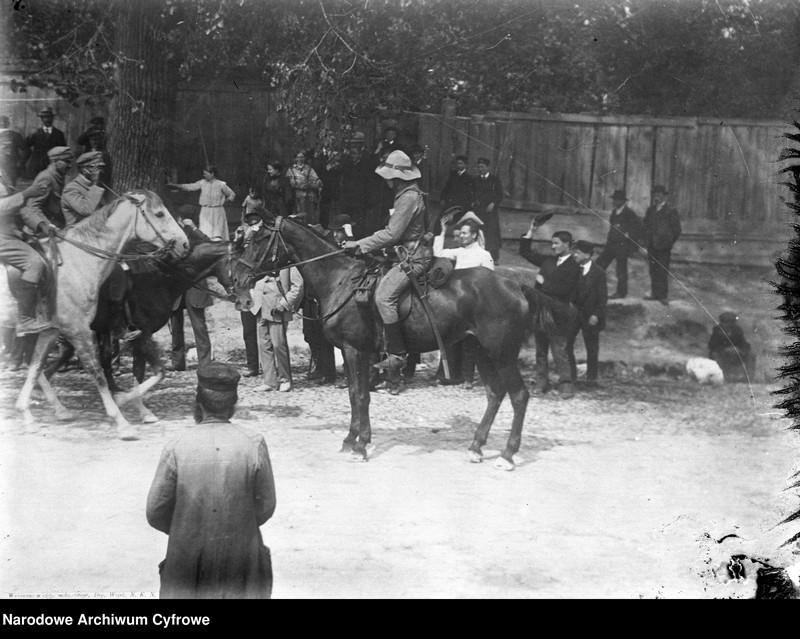 image.from.unit.number "Wymarsz Pierwszej Kompanii Kadrowej do Kongresówki - zdobycie Kielc"