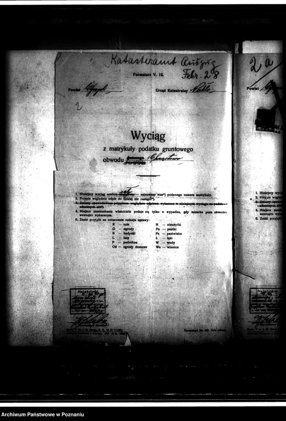 Obraz 6 z jednostki "Szacunek przymusowo wykupionej części majątku Chrząstowo powiatu wyrzyskiego"