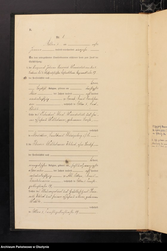 image.from.unit.number "Heiraths-Haupt-Register Nr 1 - 26 i 1 - 17"