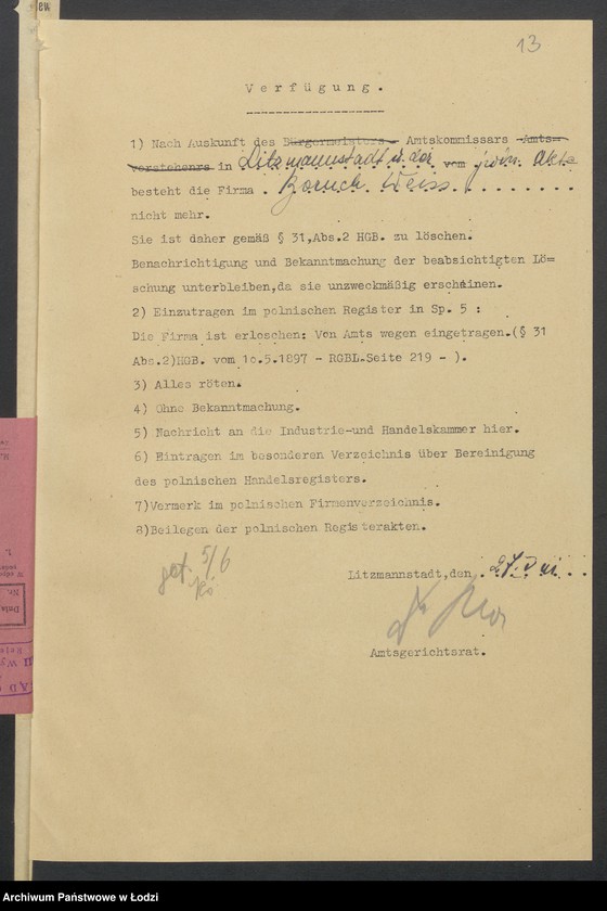 Obraz 15 z jednostki "Boruch Weiss- sklep kolonialny"