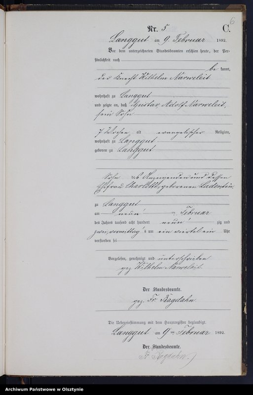 image.from.unit.number "Sterbe-Neben-Register Nr 1 - 38"