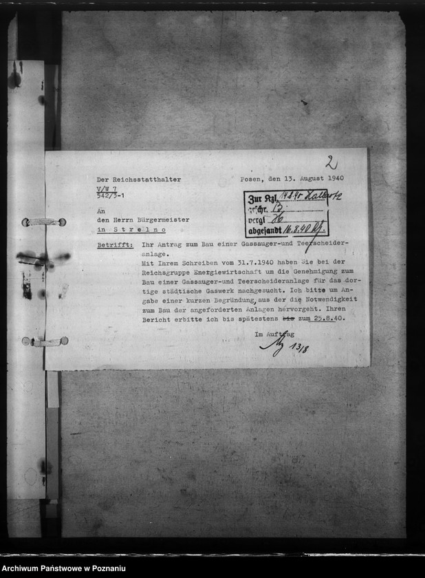 Obraz 6 z jednostki "Gaswerk - Strelno (Strzelno)"