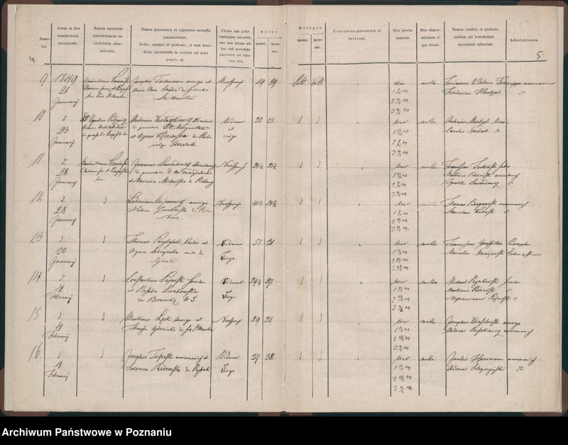 Obraz 5 z jednostki "Księga małżeństw"