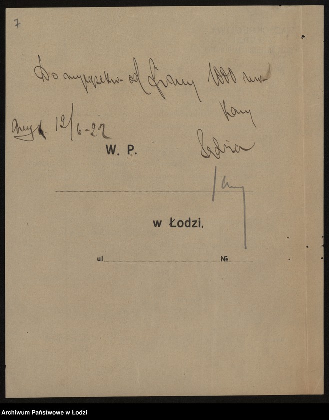 Obraz 9 z jednostki "J. Markus i A. Orzegowski – detaliczna sprzedaż wyrobów jedwabnych"