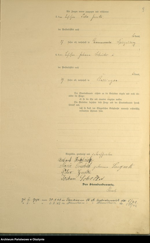 image.from.unit.number "Heiraths-Haupt-Register Nr 1 - 19"