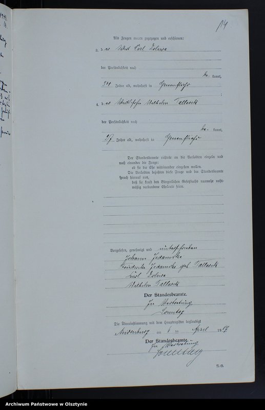 image.from.unit.number "Heirats-Neben-Register Nr 1 - 20"