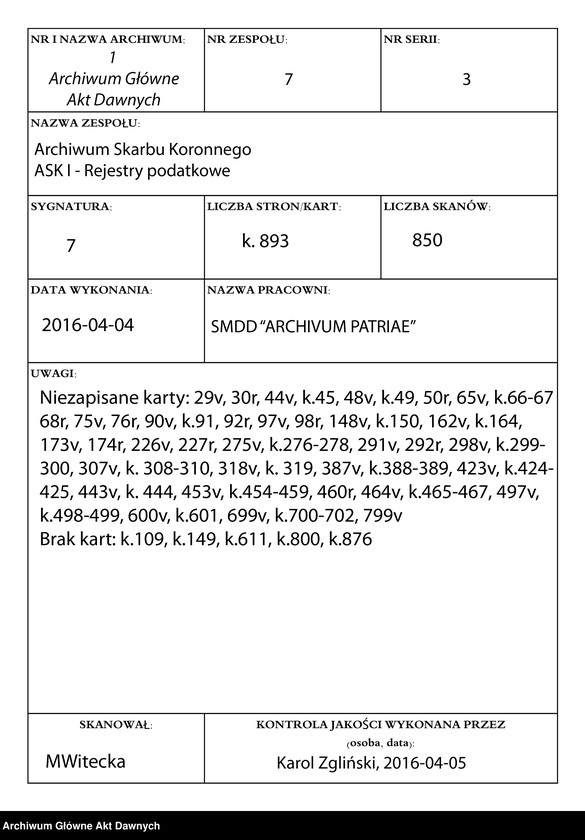 image.from.unit.number "Rejestry poborowe woj. sandomierskiego."