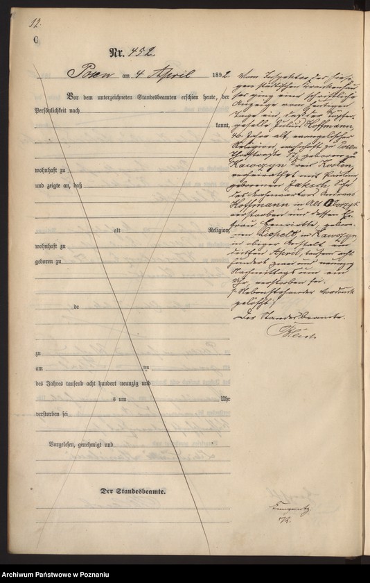 Obraz 15 z jednostki "Księga zgonów t. II"