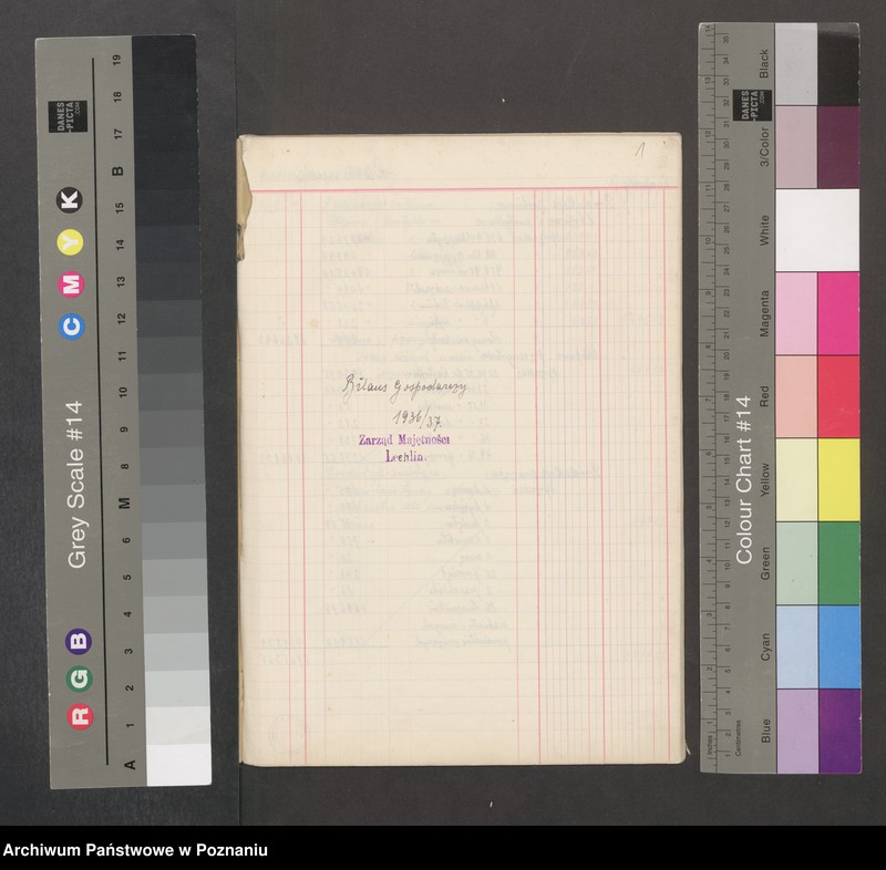 Obraz 4 z jednostki "Bilans gospodarczy majątku Lechlin 1936/1937 i 1937/38"
