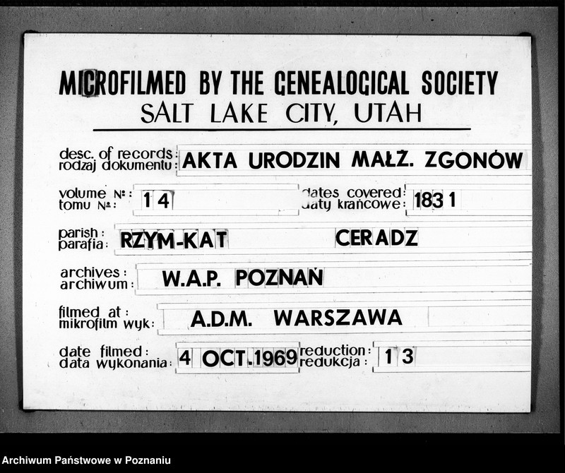 Obraz 18 z jednostki "Duplikat urodzonych, zaślubionych i zmarłych"