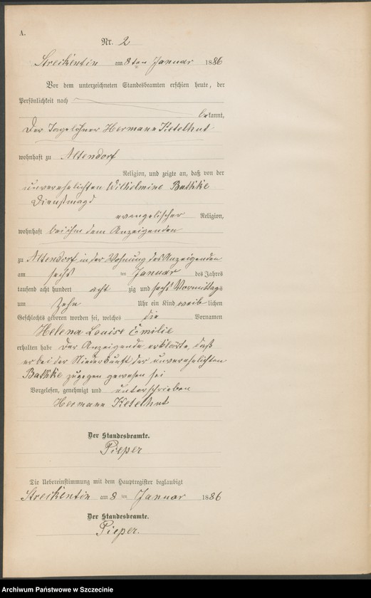 Obraz 5 z jednostki "Geburts-Register (Neben-Register)"