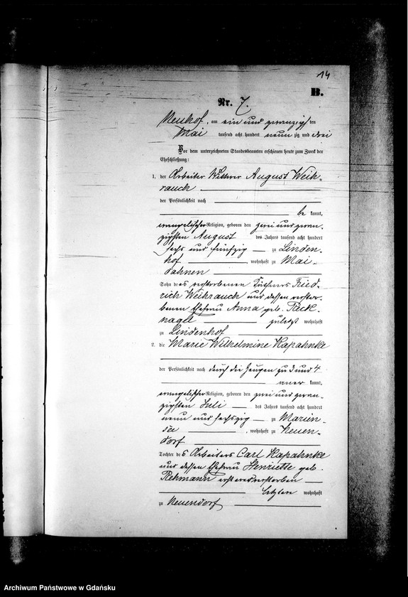 image.from.unit.number "Księga małżeństw"