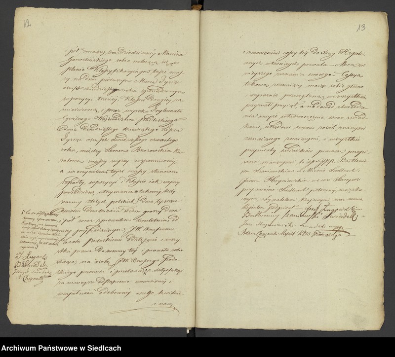 Obraz 10 z jednostki "Księga II Rok 1826 od N 176 do N 332 Adama Chojnackiego Rejenta [Akta notarialne od nr 176 do nr 332]"