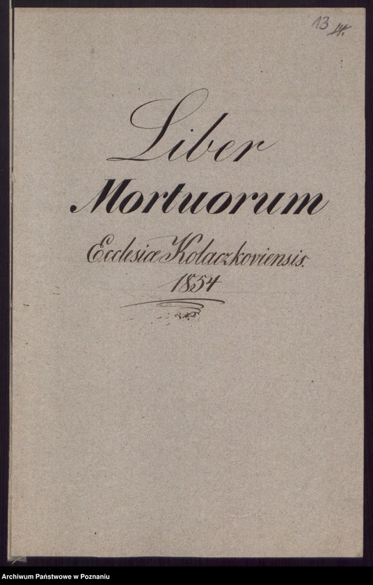 Obraz 10 z jednostki "Duplicatum librorum metrices et quidem Baptisatorum, Copulatorum et Mortuorum."