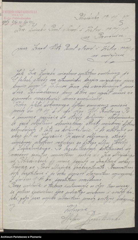 Obraz 10 z jednostki "Pobiedziska, powiat Poznań - akta koła."