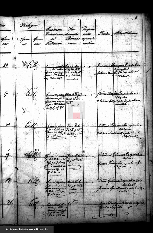 Obraz 12 z jednostki "Księga urodzeń, małżeństw i zgonów"