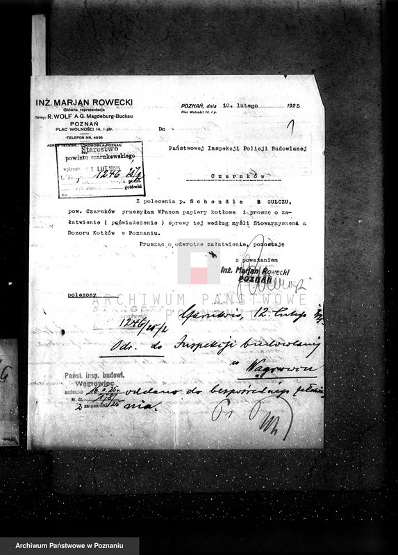 Obraz 5 z jednostki "Otto Schendler w Gulczy pow. czarnkowski kocioł parowy"