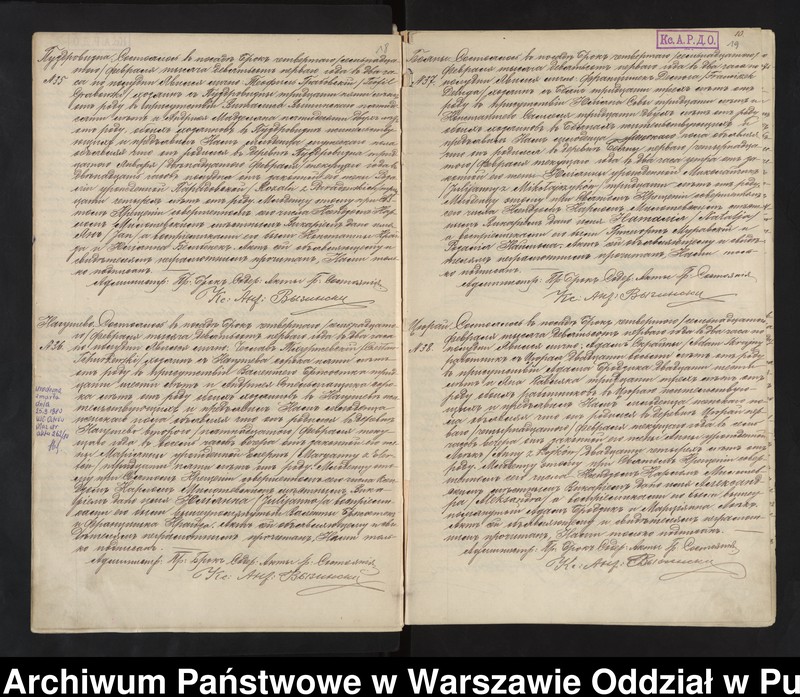 image.from.unit.number "Akta urodzeń, małżeństw i zgonów"