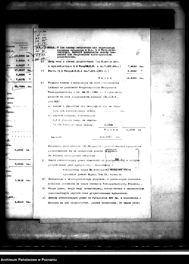 Obraz 10 z jednostki "Majątek Kochłowy wyłączenie z art. 4, 5 ustawy o reformie rolnej"